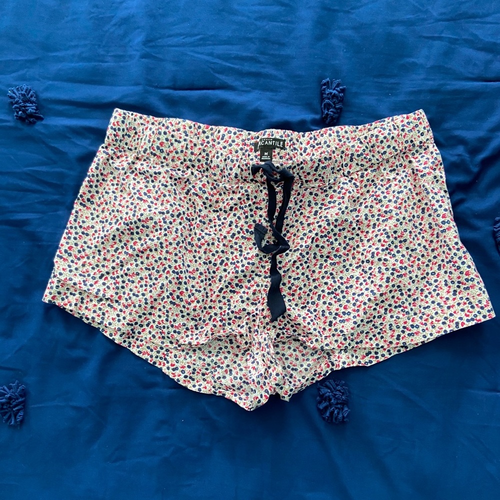 jcrew mercantile patterned sleep shorts